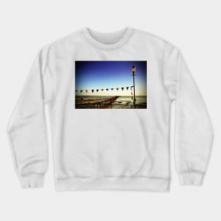 Southend on Sea Pier Beach Essex England Crewneck Sweatshirt